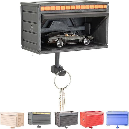 1:64 Diecast Car Garage Keychain Holder {Colour Random}