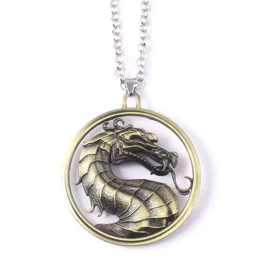 MK X Emblem Pendant | Mortal Kombat Instock