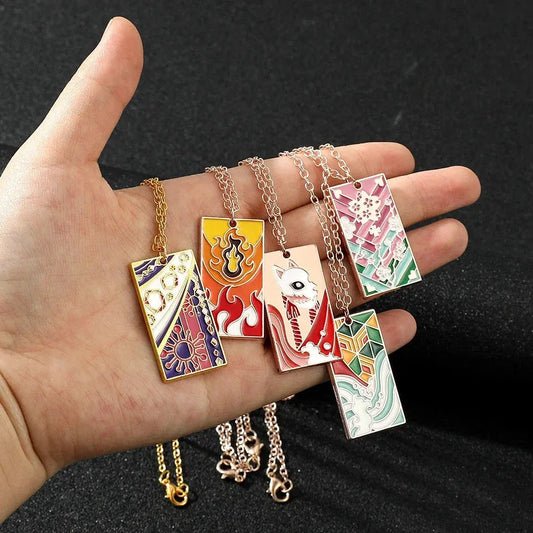 Enamel Design Pendant | Demon Slayer Instock