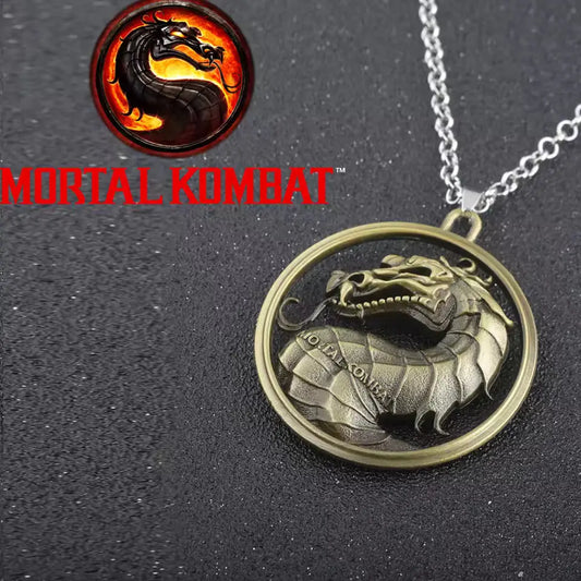 MK X Emblem Pendant | Mortal Kombat Instock